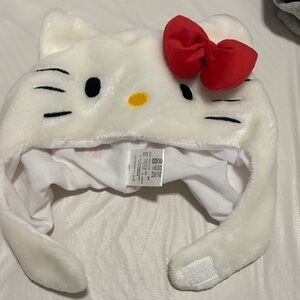 Sanrio Hello Kitty White Hat with Red Bow